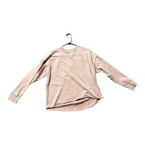 like new Aerie women’s size xs crew neck sweatshirt shirt long sleeve blush pink